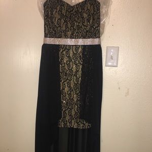 Black and Gold Dress